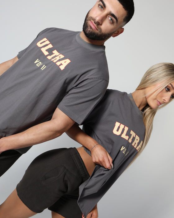 University Edit Tee - Ash