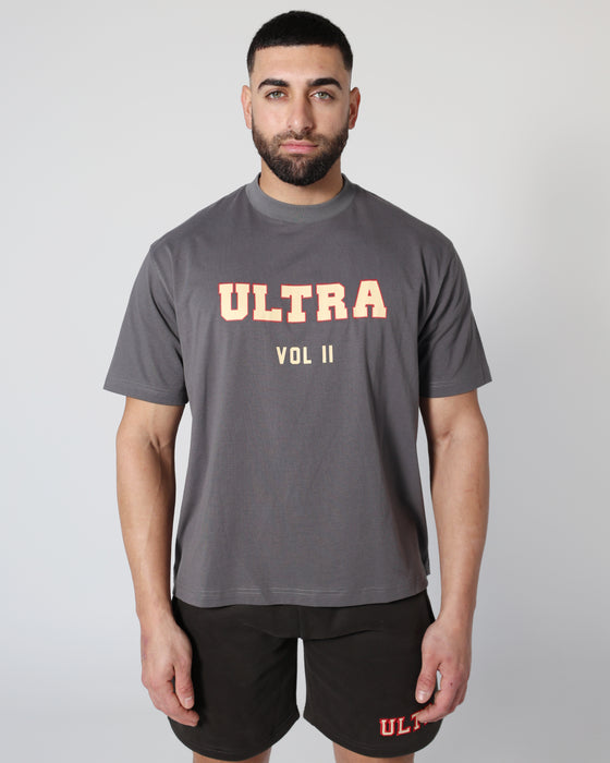 University Edit Tee - Ash