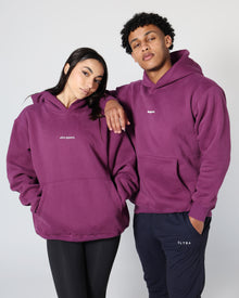  x Fleece Hoodie - Açaí