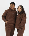 Base Fleece Hoodie - Dark Chocolate