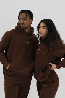  Base Fleece Hoodie - Dark Chocolate