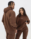 Base Fleece Hoodie - Dark Chocolate