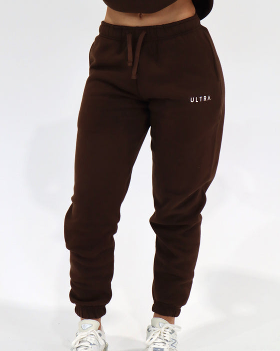 Base Fleece Jogger - Dark Chocolate
