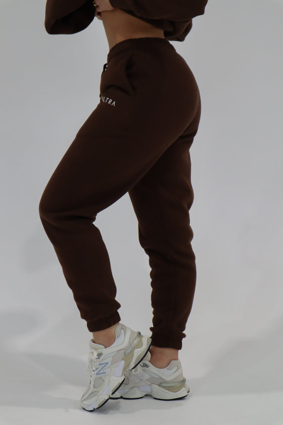 Base Fleece Jogger - Dark Chocolate