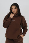Base Fleece Hoodie - Dark Chocolate