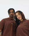 Base Oversized Tee - Dark Chocolate