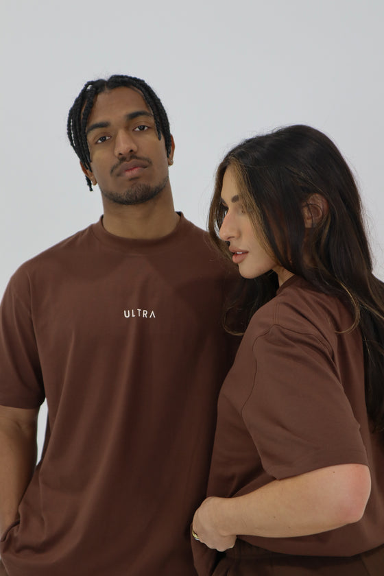 Base Oversized Tee - Dark Chocolate