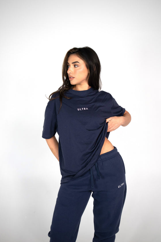 Base Oversized Tee - Navy