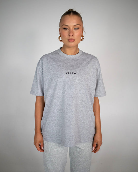 Base Oversized Tee - Marle Grey