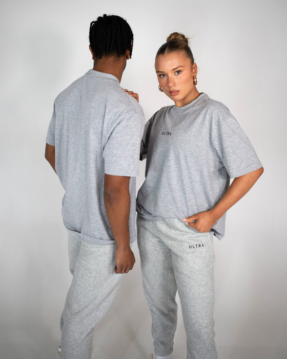 Base Oversized Tee - Marle Grey