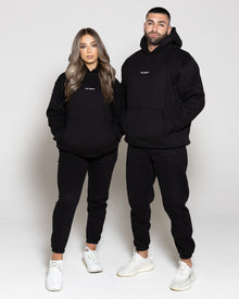  x Fleece Hoodie - Black