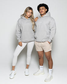  x Fleece Hoodie - Cool Grey