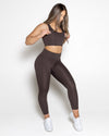 Essentia Leggings - Dark Chocolate