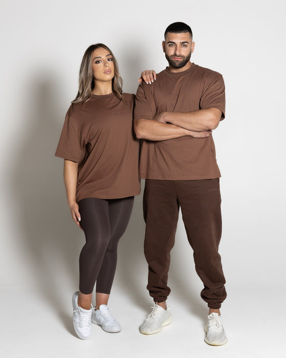 Base Oversized Tee - Almond