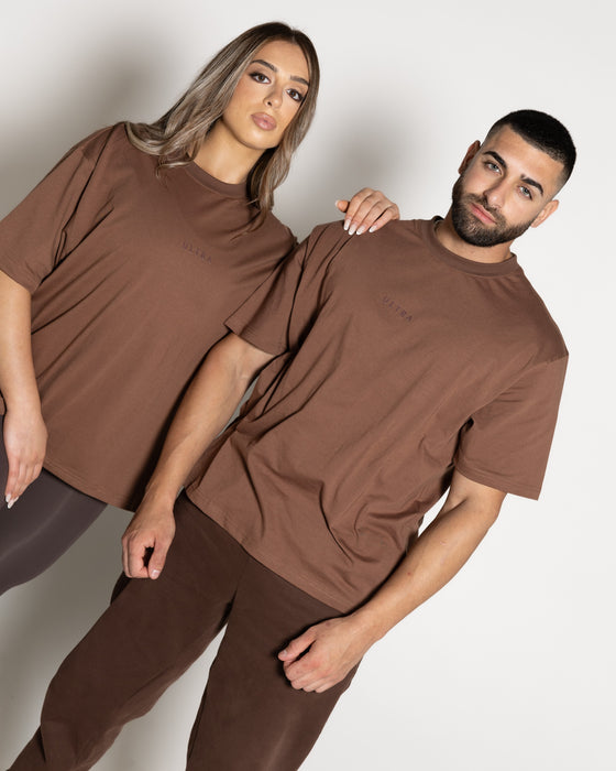 Base Oversized Tee - Almond