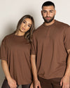 Base Oversized Tee - Almond