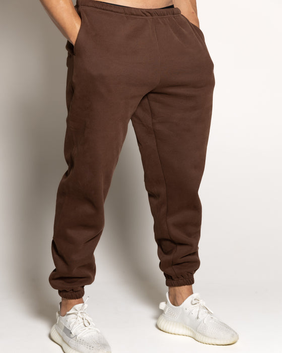 Base Fleece Jogger - Chocolate