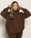 Base Fleece Hoodie - Chocolate