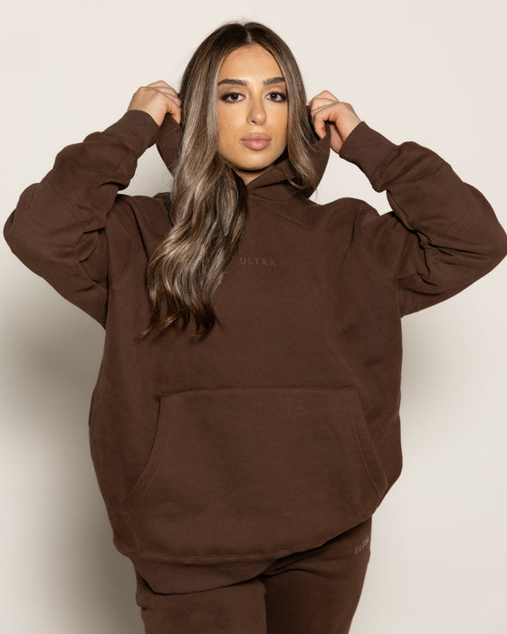 Base Fleece Hoodie - Chocolate