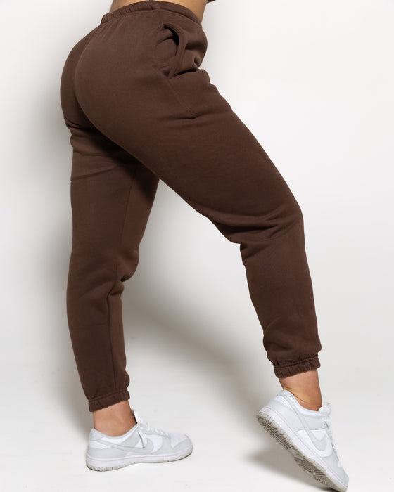 Base Fleece Jogger - Chocolate