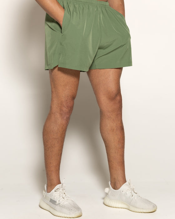 Velox Woven Shorts - Mineral Green